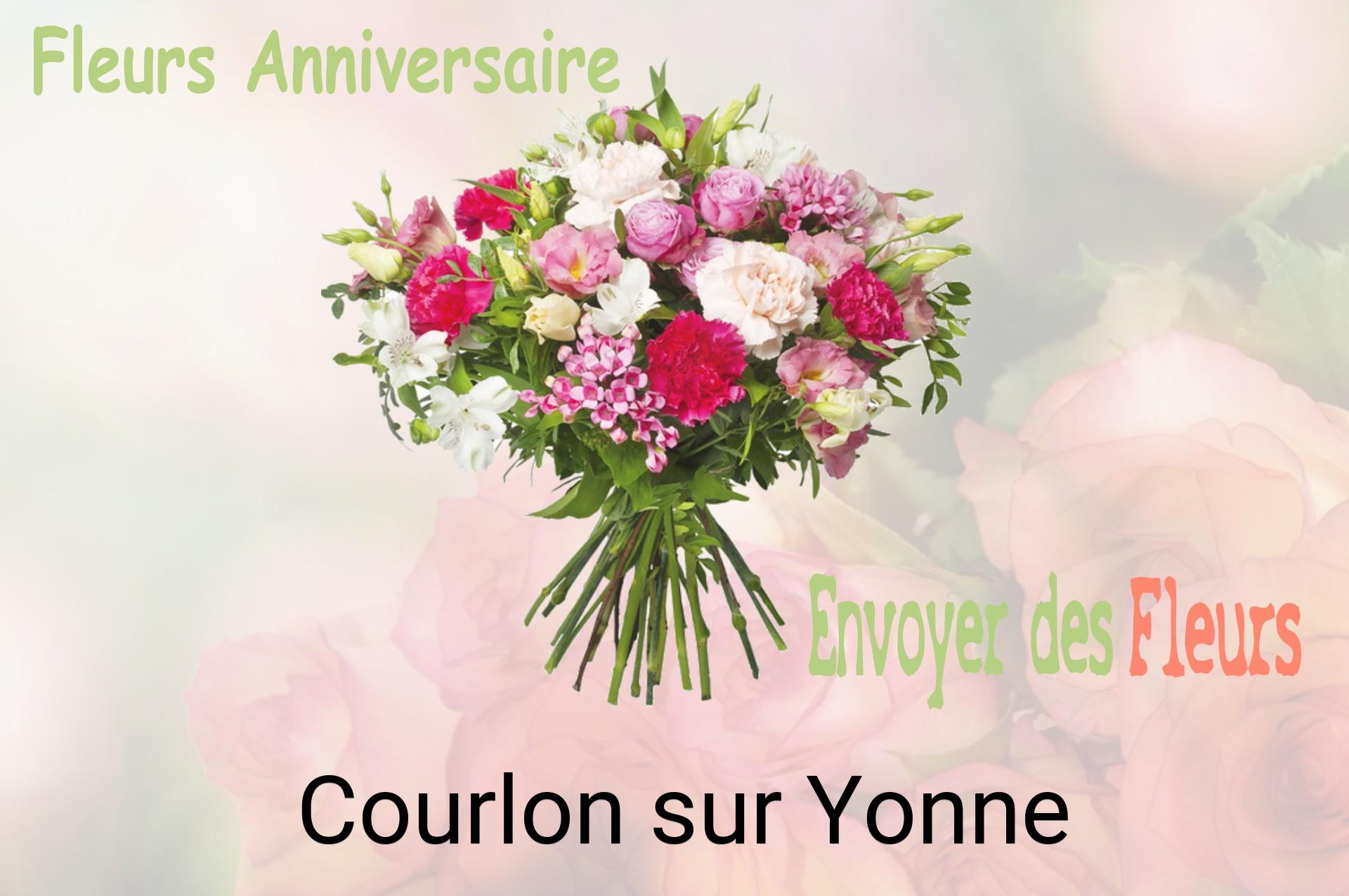 Bouquet de fleurs d’anniversaire livré à Courlon-sur-Yonne