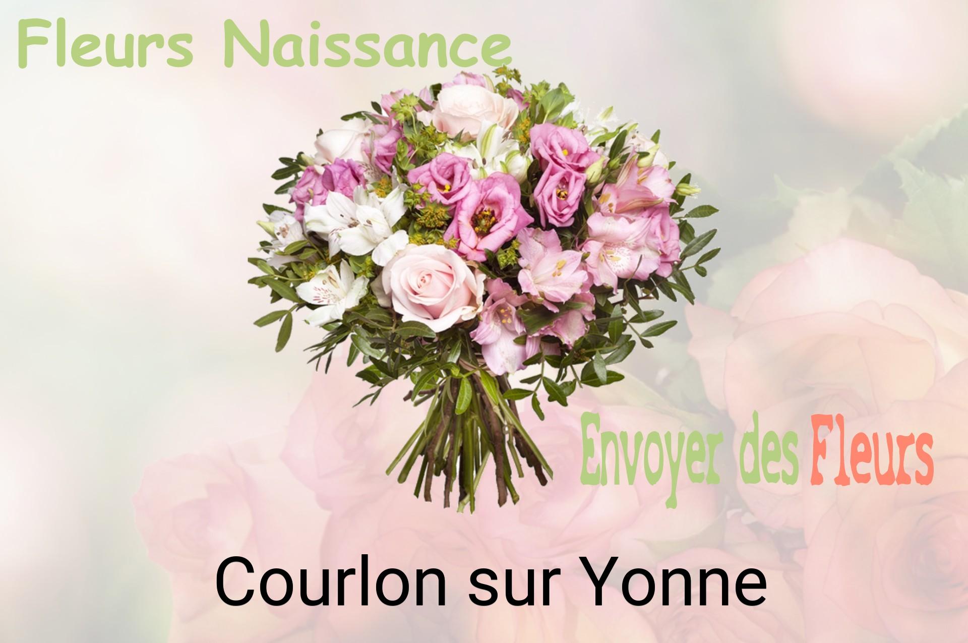 Bouquet de fleurs de naissance livré à Courlon-sur-Yonne